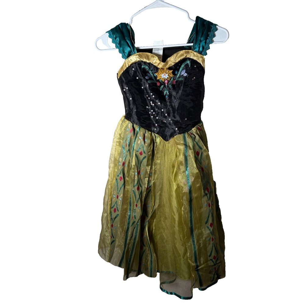 Disney Frozen Anna Dress Costume Girl's Medium (7-8) Princess